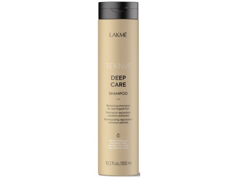 Lakme atstatomasis šampūnas plaukams Teknia Deep Care Shampoo sausiems ir lūžinėjantiems plaukams 300ml